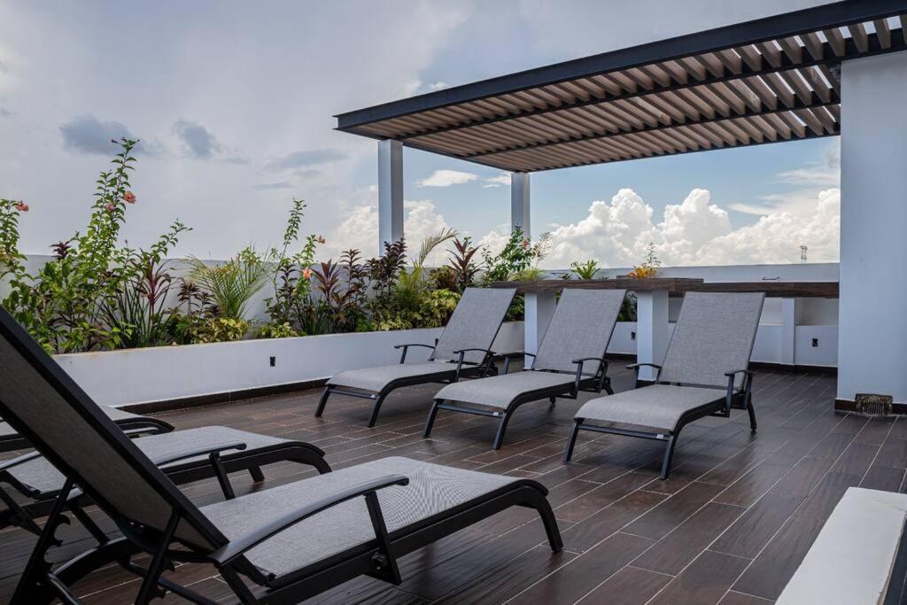 Ferienwohnung Relaxconect-Freeparking-Fastwifi Playa del Carmen Exterior foto